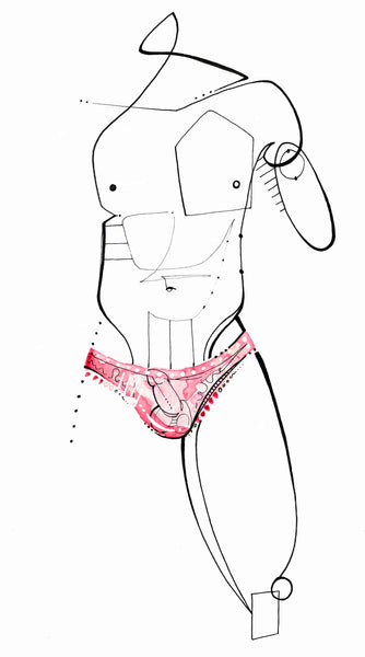 Real Men Wear Panties - Original – Kathryn Bishop Art